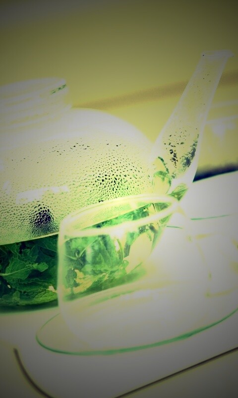 Зелёный чай обои