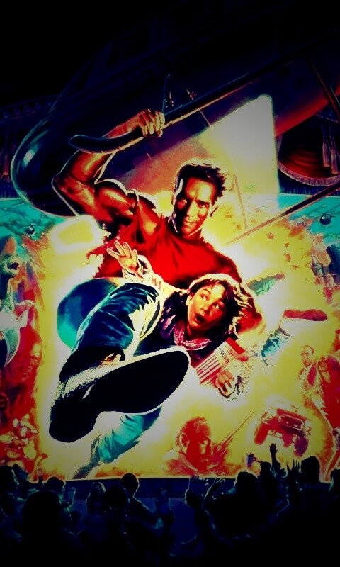 Последний герой боевика обои