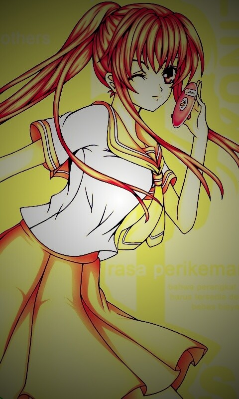 Ubuntu  в аниме обои