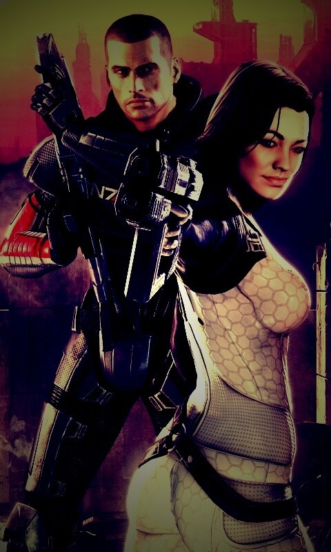 Шепард и Миранда обои