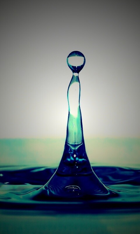 Падение капли обои