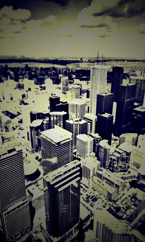 ЧБ фото города обои