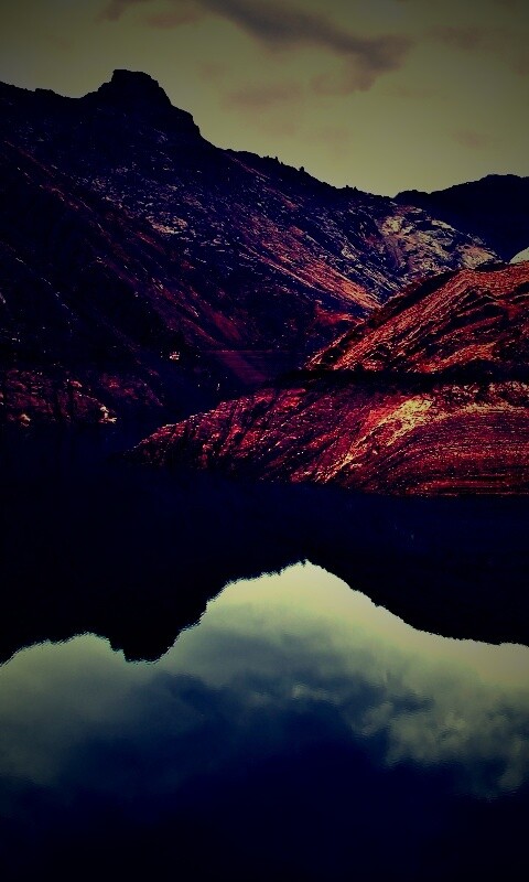 Горное озеро обои