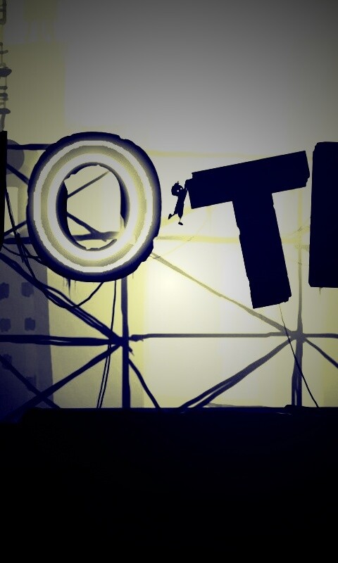 Мальчик из Limbo на вывеске "Hotel" обои