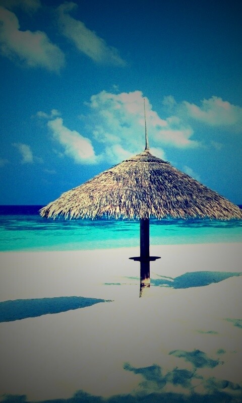 Рай на мальдивах обои