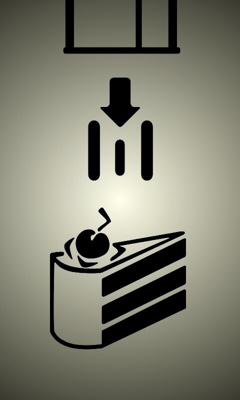 Тортик из Portal обои