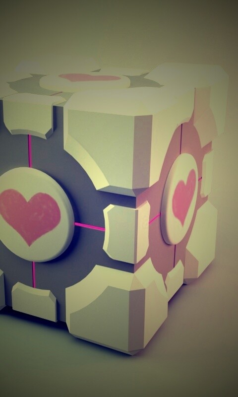 Взвешенный куб-компаньон обои