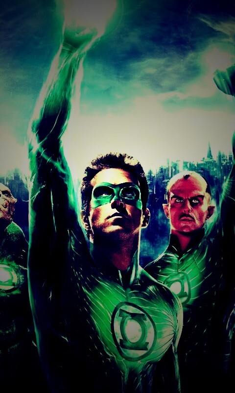 Зеленый фонарь обои