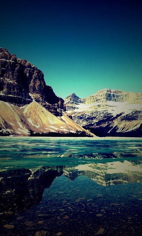 Снежные горы обои