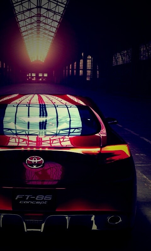 Концепт спортивной тойоты обои