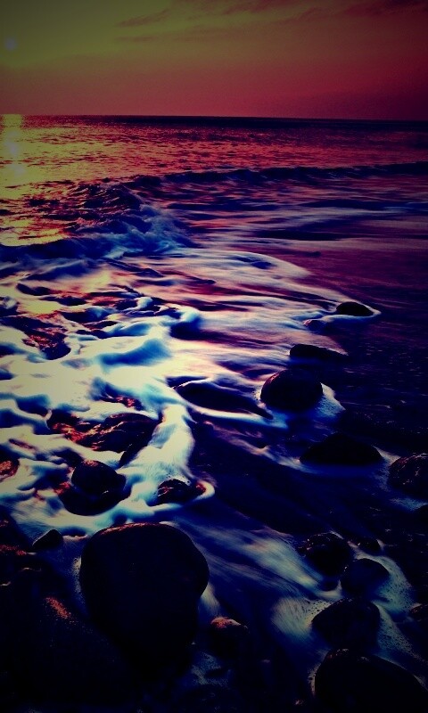 Каменистый берег обои