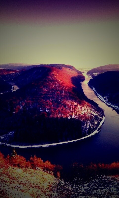 Изгиб реки обои