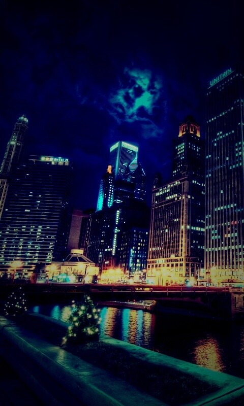 Потрясающий городской вид обои