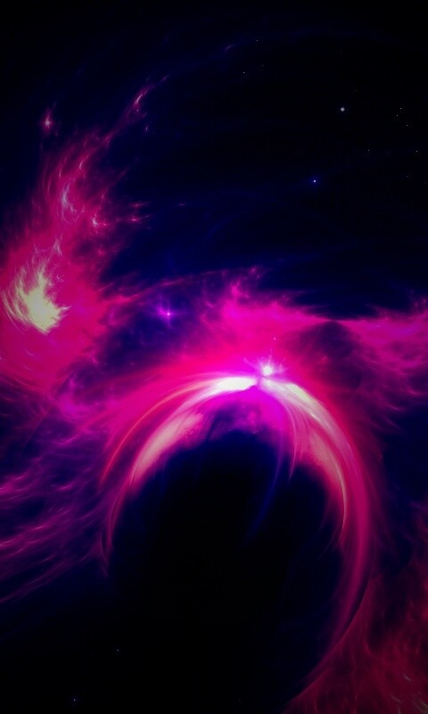 Сиреневая туманность обои