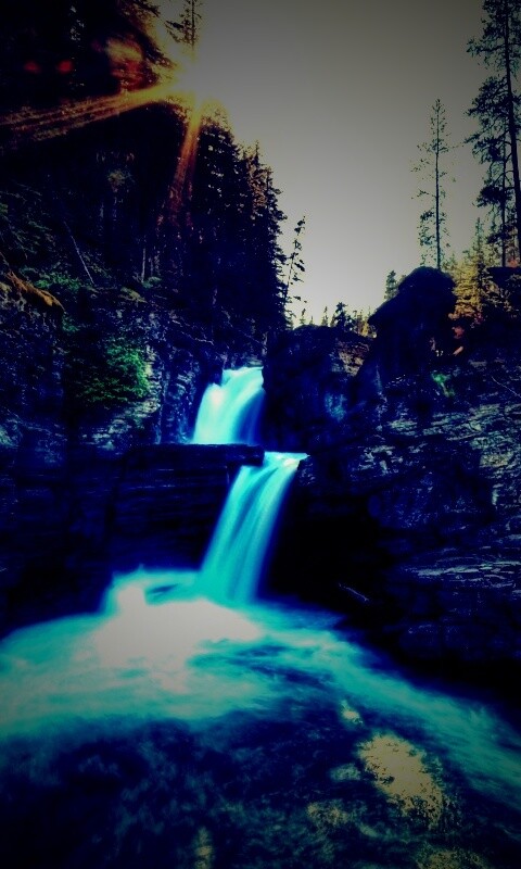 Горные водопады обои