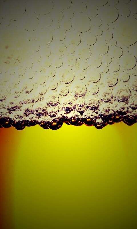 Пенное пиво в макро обои