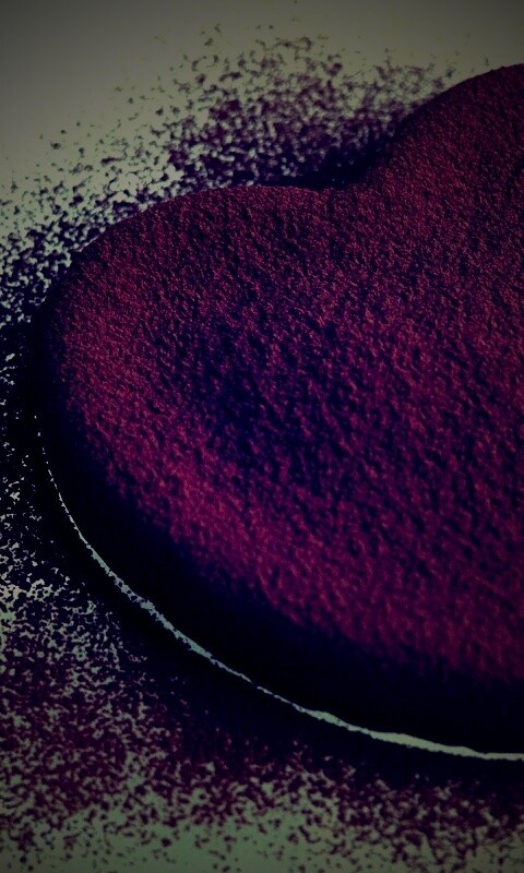 Шоколадное сердце обои