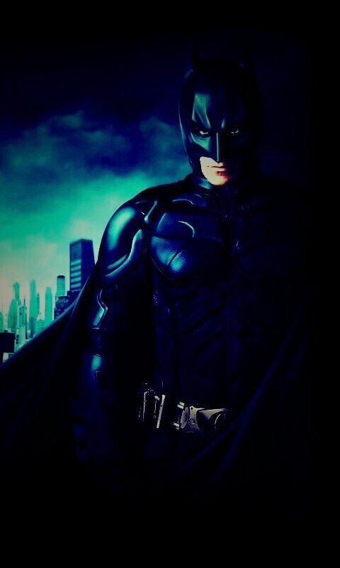Бэтман над Готамом обои