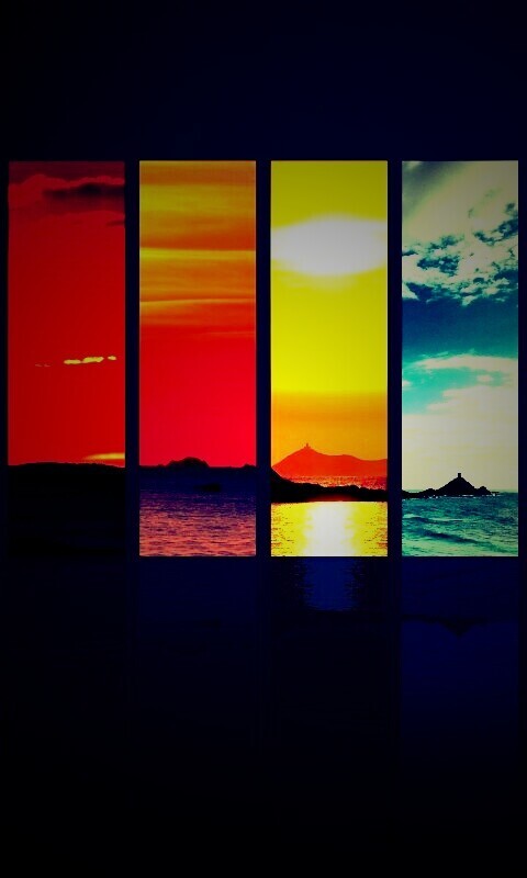 Небесный спектр обои