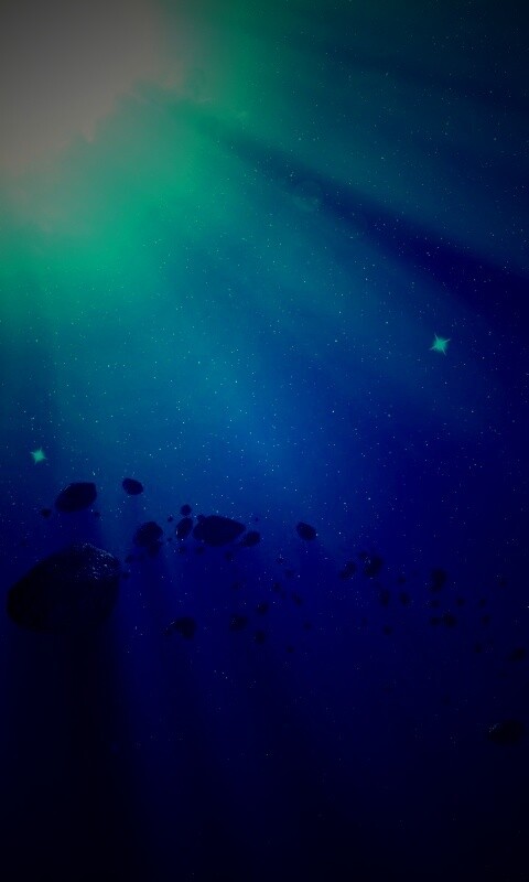 Пояс астероидов вблизи планеты обои