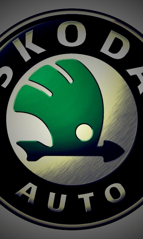 Логотип Skoda обои
