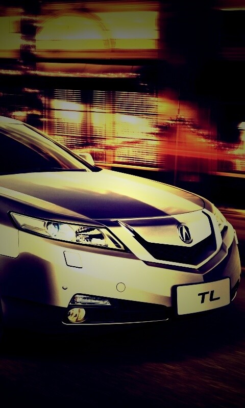 Acura в движении обои