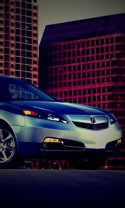 Acura  в городе обои