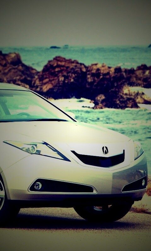 Acura на побережье обои