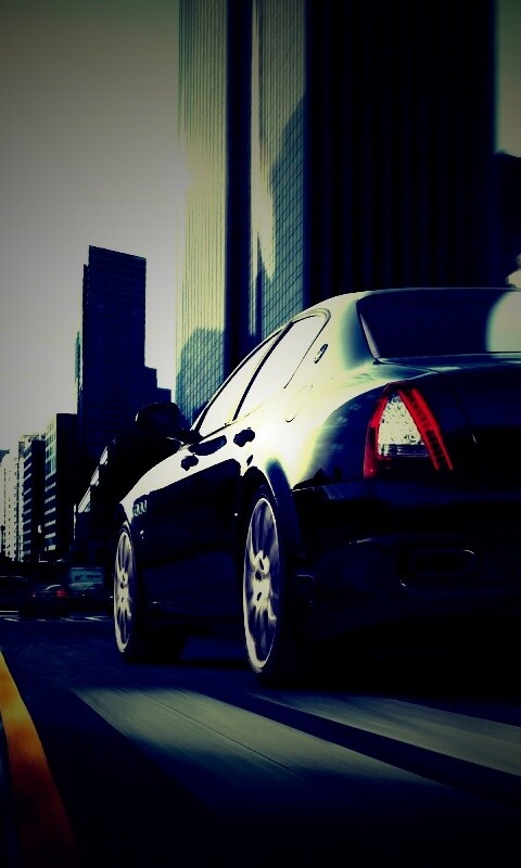 Maserati Quattroporte в городе обои