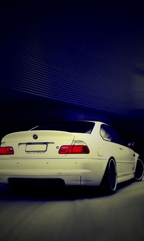 Белый БМВ обои