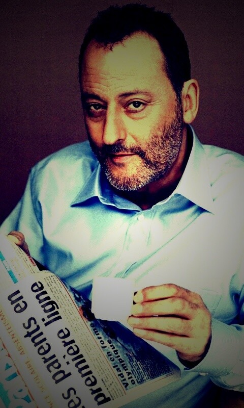 Жан рено пьет кофе обои