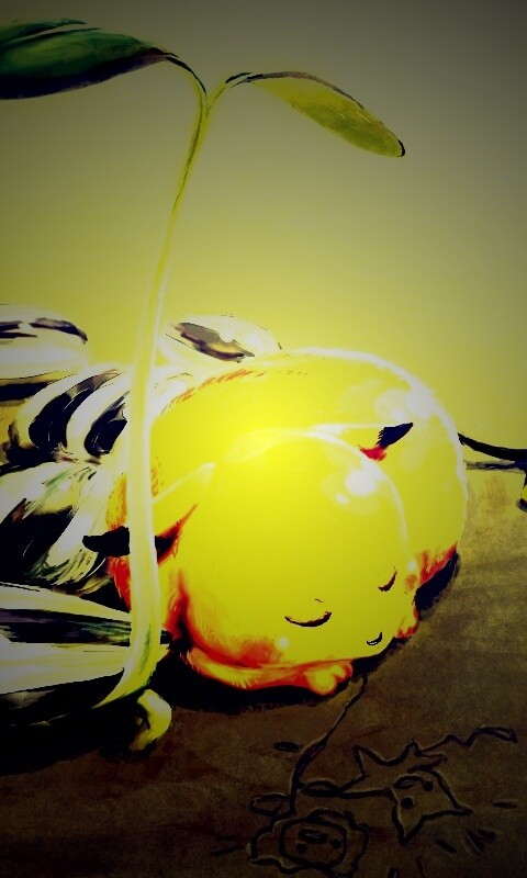 Пикачу отдыхает обои