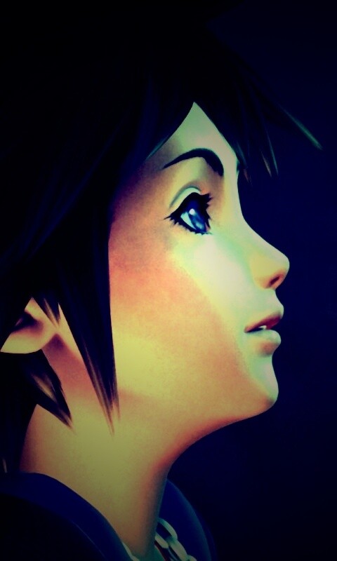 Анимешный парень и белые перья обои