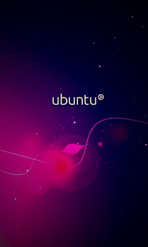 Сиреневые обои Ubuntu обои