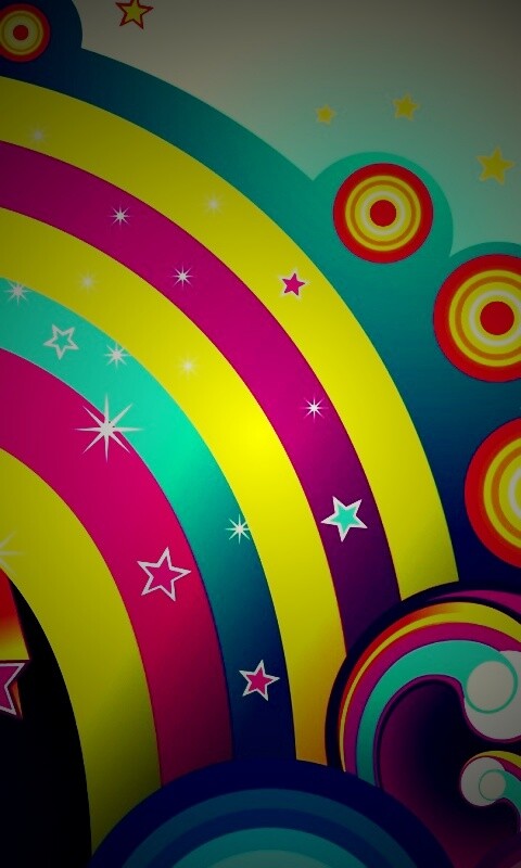 Векторные радуги обои