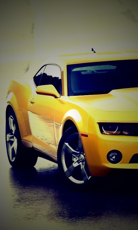 Шевроле Камаро на трассе обои