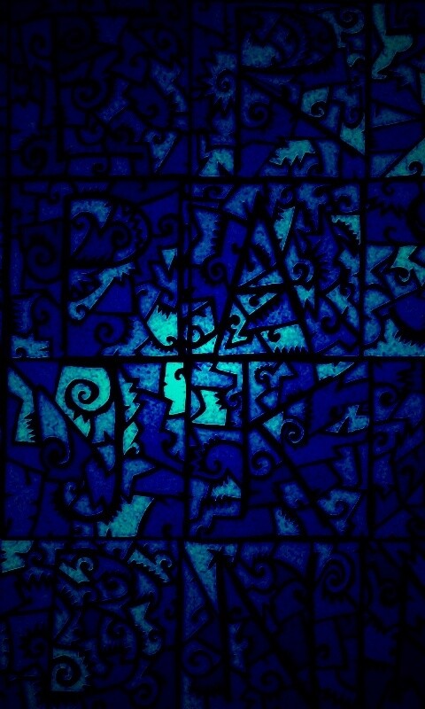 Витражные буквы обои