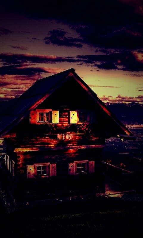 Старенький дом в Австрии обои