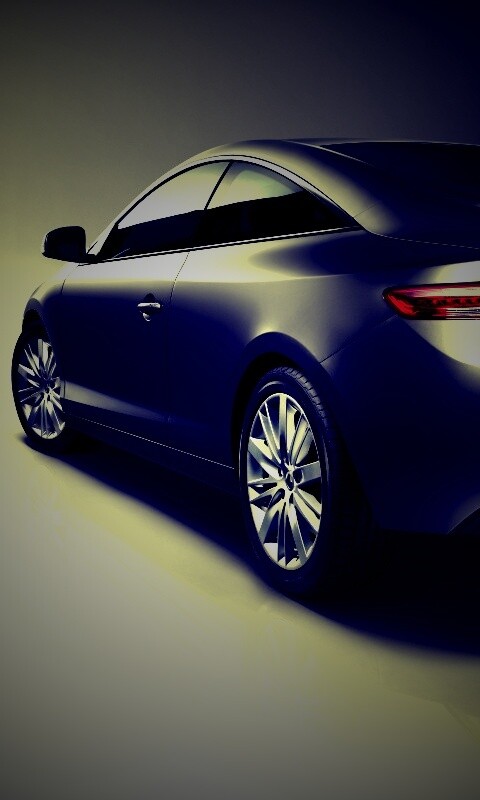 Рено Лагуна: вид сзади обои