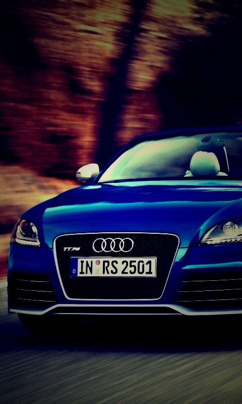 Кабриолет ауди: вид спереди обои