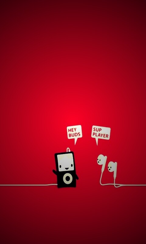 Плеер и наушники обои