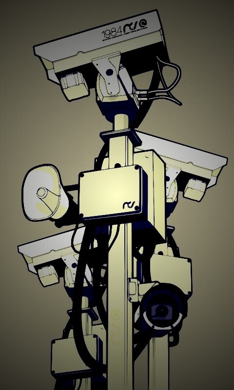 Недремлющее око камер наблюдения обои