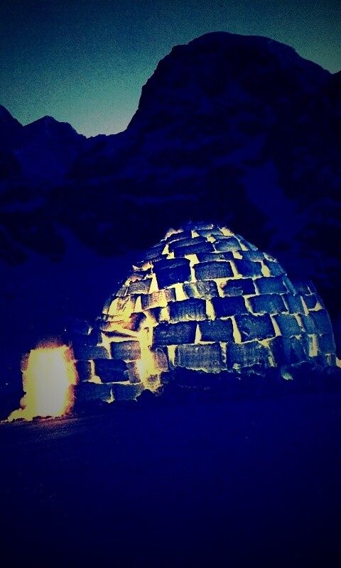 Иглу изо льда обои