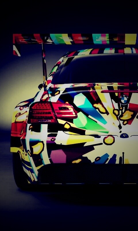 BMW  в сумасшедшем окрасе обои