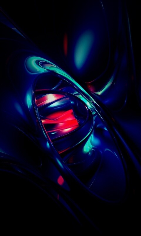 Темная переливчатая абстракция обои