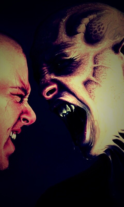 Пытаясь перекрикнуть обои