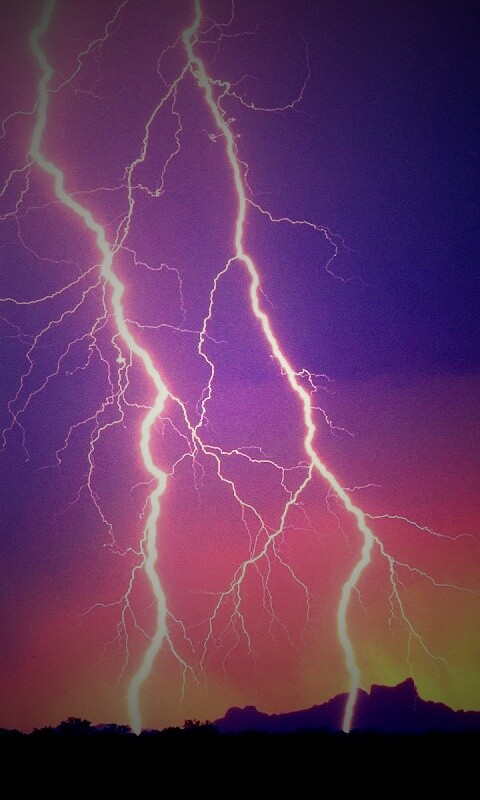 Двойная молния обои