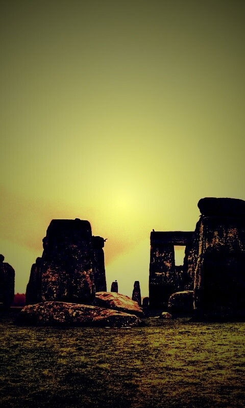 Вечерний Стоунхендж обои