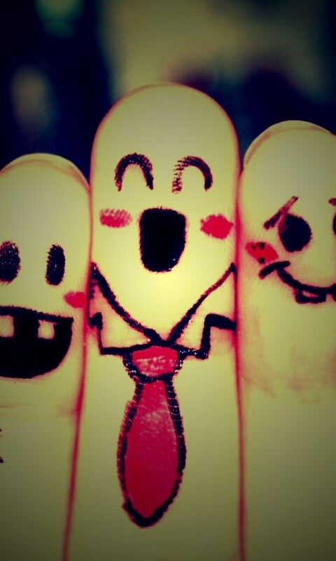 Пальцы-друзья обои