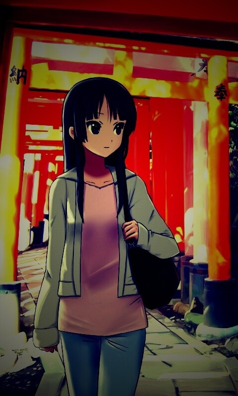 Акияма Мио обои